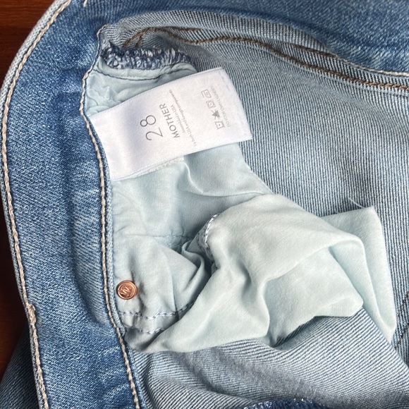 MOTHER The Tripper Ankle Fray Jeans Size 28, EUC - Picture 5 of 8